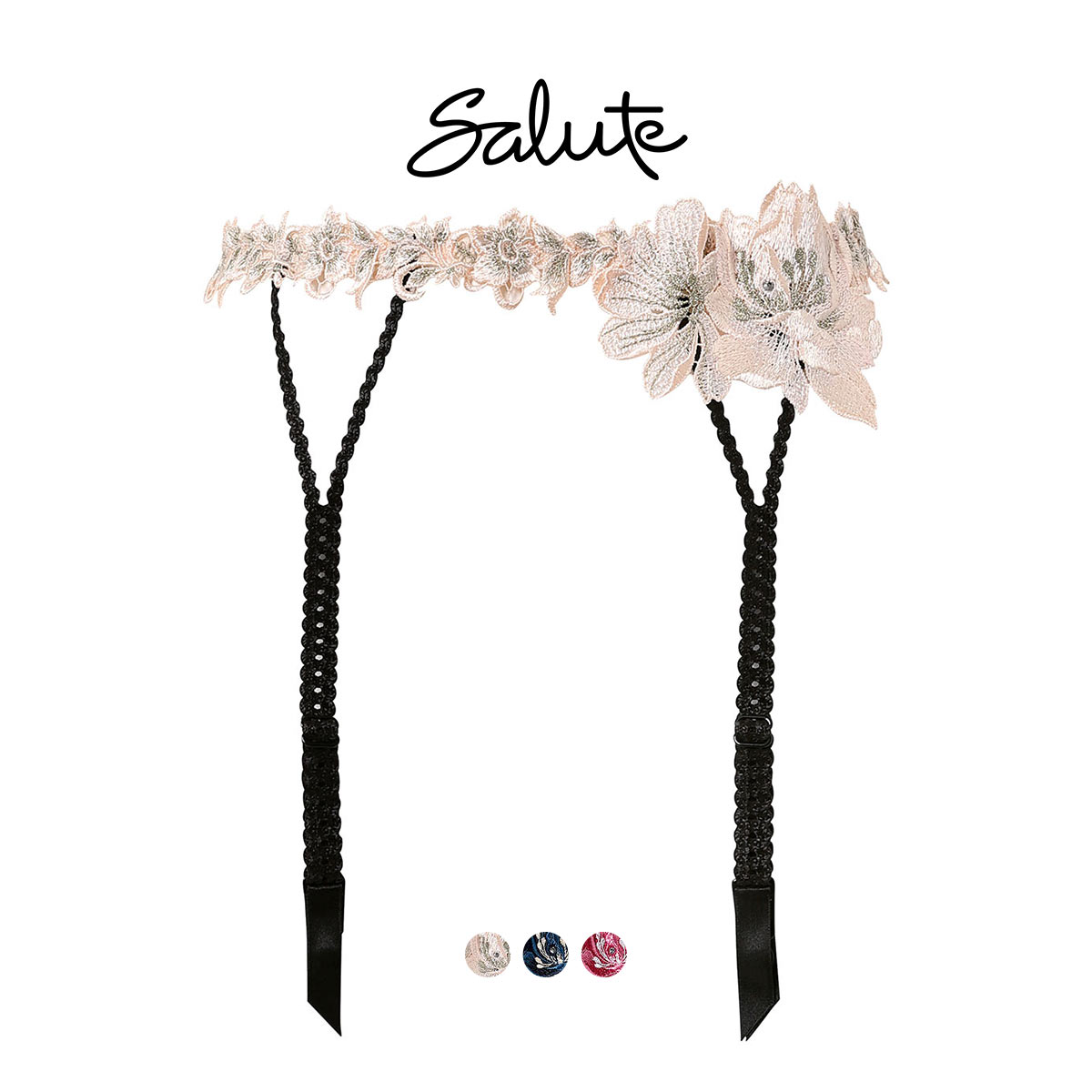 ワコール サルート 28グループ 28G ガーターベルト ランジェリー Wacoal Salute GTJ628 25AWブライト(OC-オークル-M)