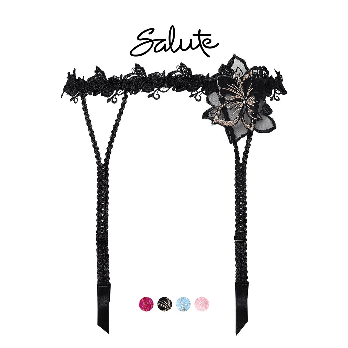 ワコール サルート 33グループ 33G ガーターベルト M ランジェリー Wacoal Salute GTJ633 26SSフェア(LBE-薄ベージュ-M)