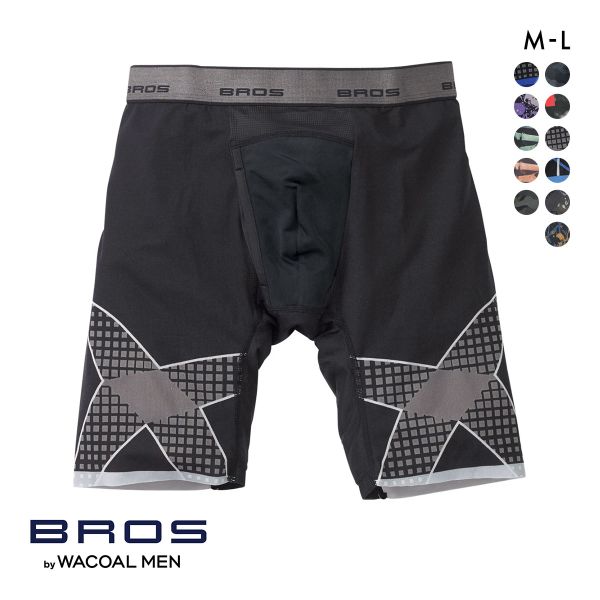 ブロス バイ ワコールメン BROS by WACOAL MEN クロスウォーカー ダブルエアスルータイプ フィットパンツ 前開き
