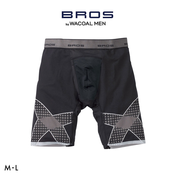 ブロス バイ ワコールメン BROS by WACOAL MEN クロスウォーカー ダブルエアスルータイプ フィットパンツ 前開き
