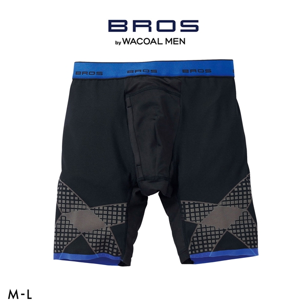 ブロス バイ ワコールメン BROS by WACOAL MEN クロスウォーカー ダブルエアスルータイプ フィットパンツ 前開き