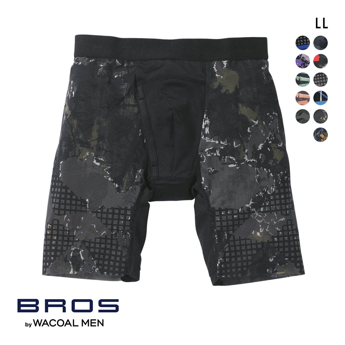 ブロス バイ ワコールメン BROS by WACOAL MEN クロスウォーカー ダブルエアスルータイプ LL GX6006LL(KH-カーキ-LL)