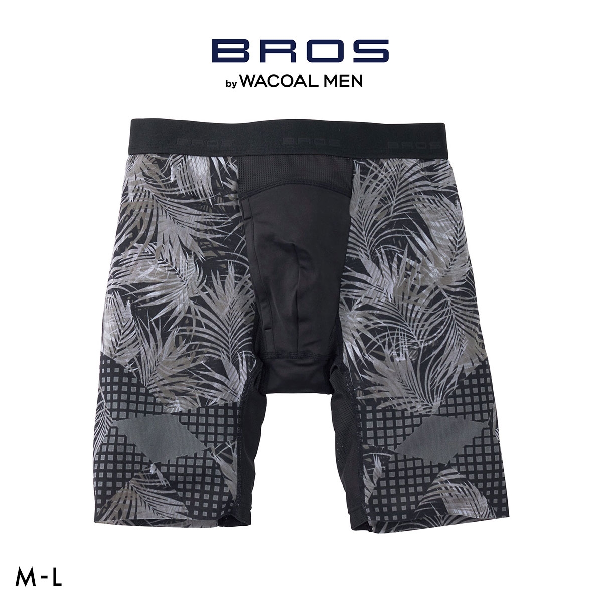 ブロス バイ ワコールメン クロスウォーカー ダブルエアスルー ムレ軽減 ML 前開き ロング丈 GX6007 BROS by WACOAL MEN(CGY-チャコールグレー-M)