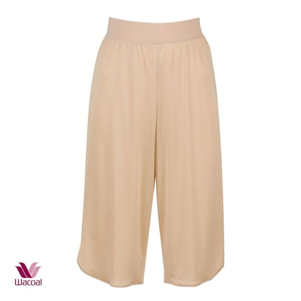 ワコール Wacoal キュロットペチコート 65丈 80丈 ML ウエストにくいこみにくく、ラインすっきり 天然由来素材使用