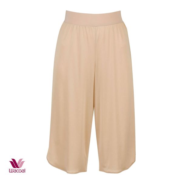 ワコール Wacoal キュロットペチコート 65丈 80丈 ML ウエストにくいこみにくく、ラインすっきり 天然由来素材使用