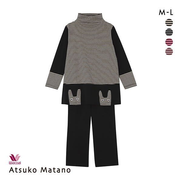 20%OFF ワコール Wacoal マタノアツコ ATSUKO MATANO 長袖パジャマ上下セット ボーダー うさぎ セットアップ ルームウェア 20%OFF ワコール Wacoal マタノアツコ ATSUKO MATANO 長袖パジャマ上下セット ボーダー うさぎ セットアップ ルームウェア