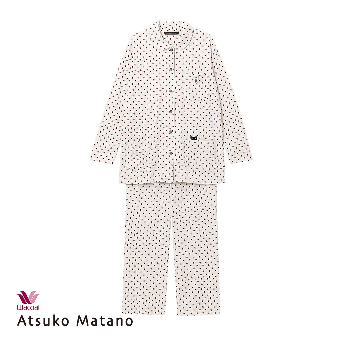ワコール Wacoal マタノアツコ ATSUKO MATANO 長袖 パジャマ