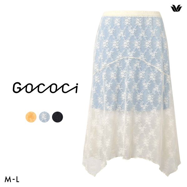 ワコール ゴコチ cooomy. クーミー HGG244 ペチコート レース スカート ML Wacoal GOCOCi