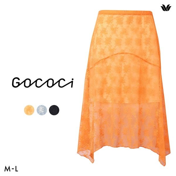 ワコール ゴコチ cooomy. クーミー HGG244 ペチコート レース スカート ML Wacoal GOCOCi