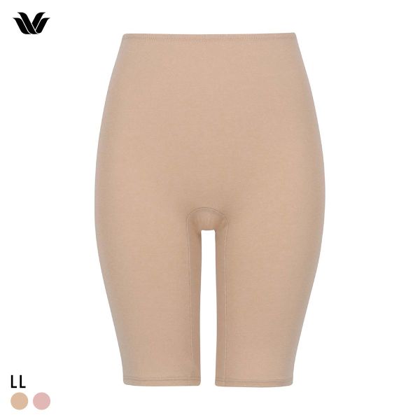 15％OFF【メール便(11)】 ワコール WACOALコットン ふんわりあったかタイプ ひざ上丈 ボトムス LL インナー 保温 Wacoal