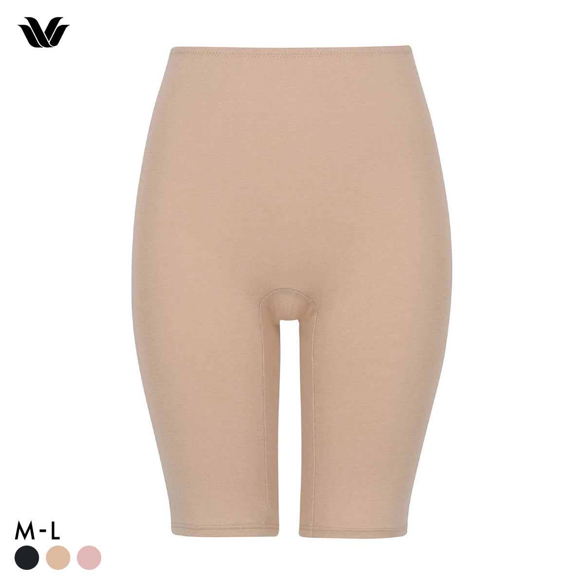 ワコール WACOALコットン ふんわりあったかタイプ ひざ上丈 ボトムス ML インナー 保温 Wacoal(BE-ベージュ-M)