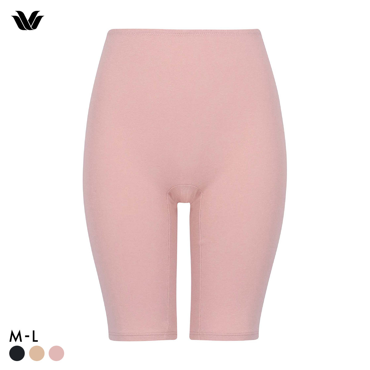 ワコール WACOALコットン ふんわりあったかタイプ ひざ上丈 ボトムス ML インナー 保温 Wacoal(PI-ピンク-M)