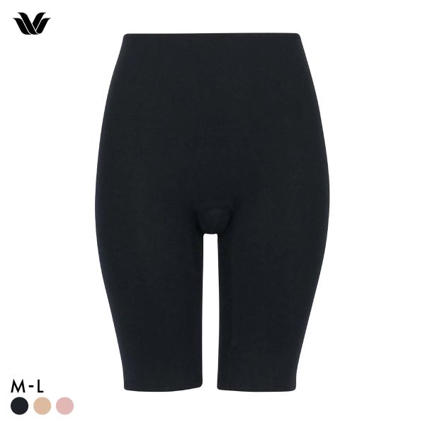 15％OFF【メール便(9)】 ワコール WACOALコットン ふんわりあったかタイプ ひざ上丈 ボトムス ML インナー 保温 Wacoal