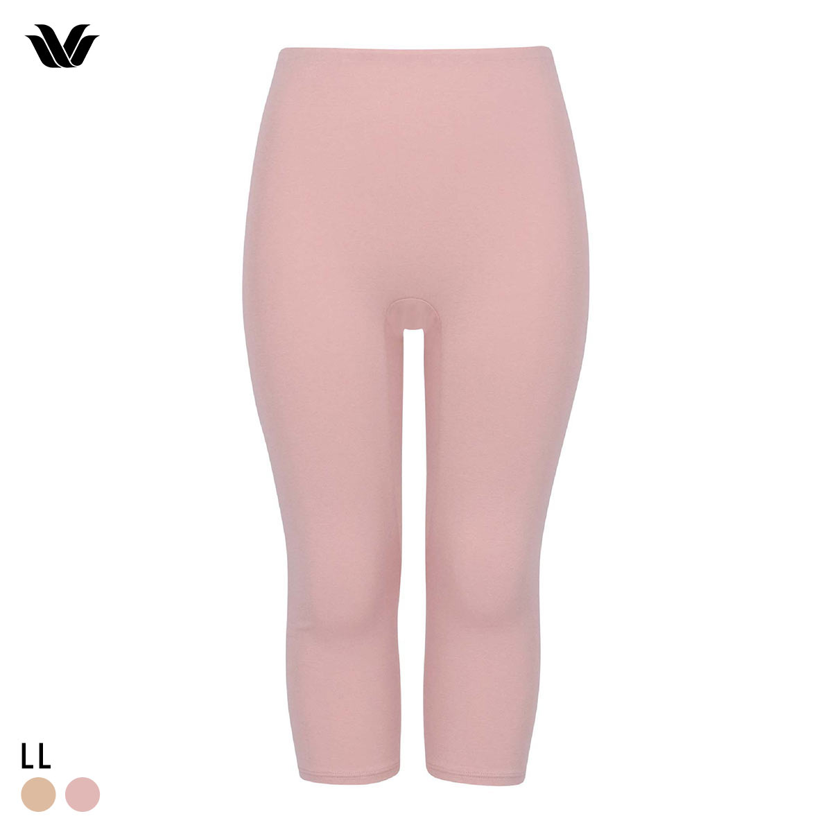 ワコール WACOALコットン ふんわりあったかタイプ ひざ下丈 ボトムス LL インナー 保温 Wacoal(PI-ピンク-LL)