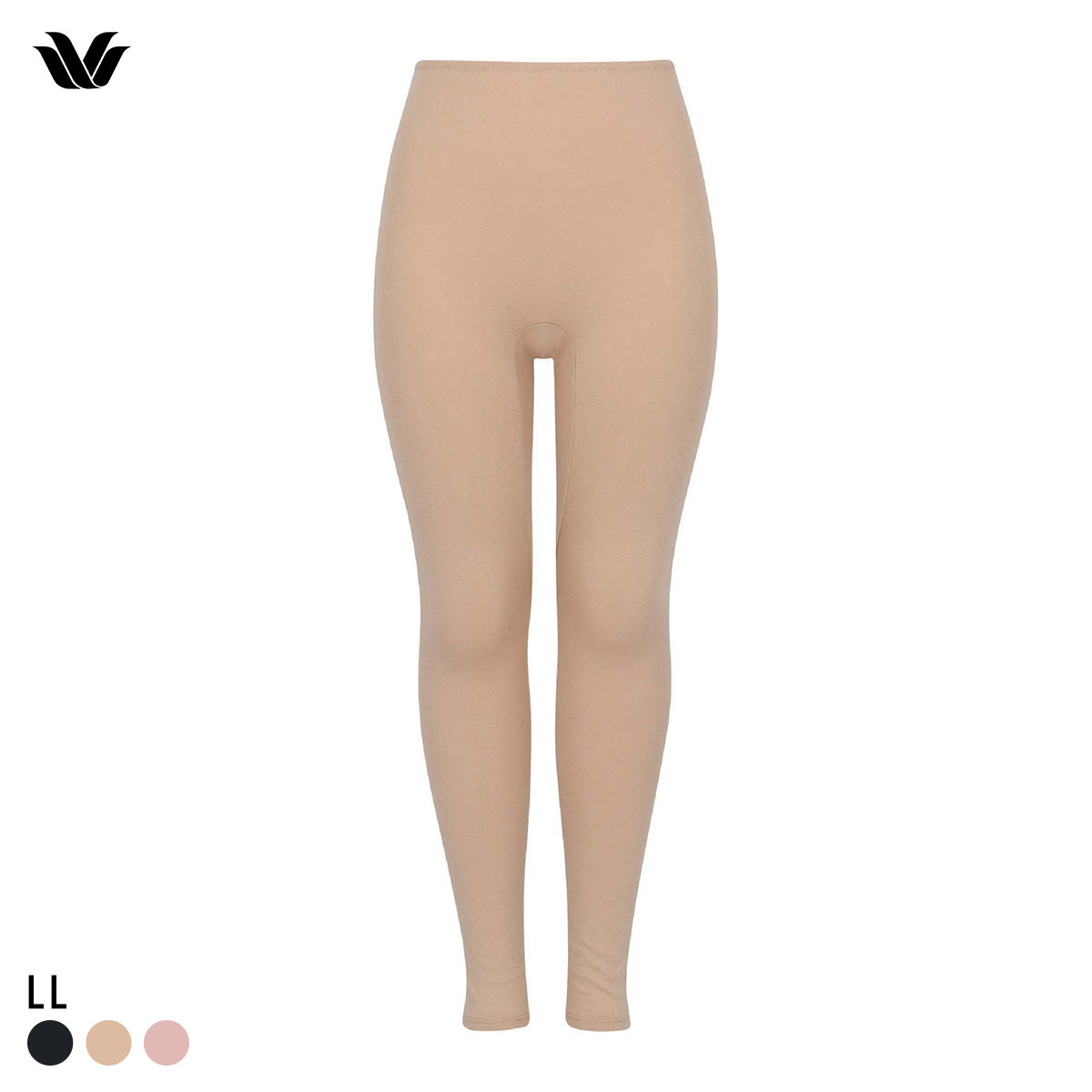 ワコール WACOALコットン ふんわりあったかタイプ 足首丈 ボトムス LL インナー 保温 Wacoal(BE1-ベージュ1-LL)