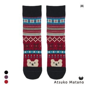 ワコール マタノアツコ ソックス 靴下 くま ノルディック レディース Wacoal ATSUKO MATANO