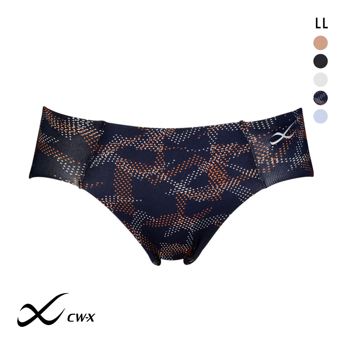 ワコール Wacoal シーダブリューエックス CW-X Womens スポーツ 3Dフィットショーツ ノーマル ビキニ ハイカット LL 速乾 単品(DNV-濃ネイビー-LL)