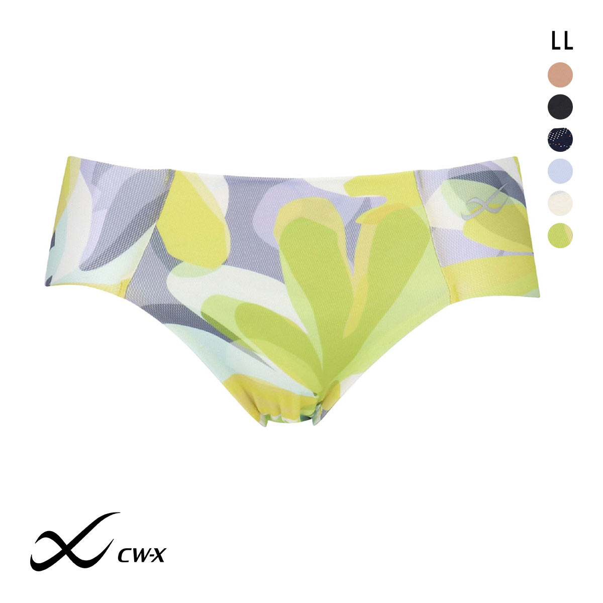 ワコール Wacoal シーダブリューエックス CW-X Womens スポーツ 3Dフィットショーツ ノーマル ビキニ ハイカット LL 速乾 単品(YE-イエロー-LL)