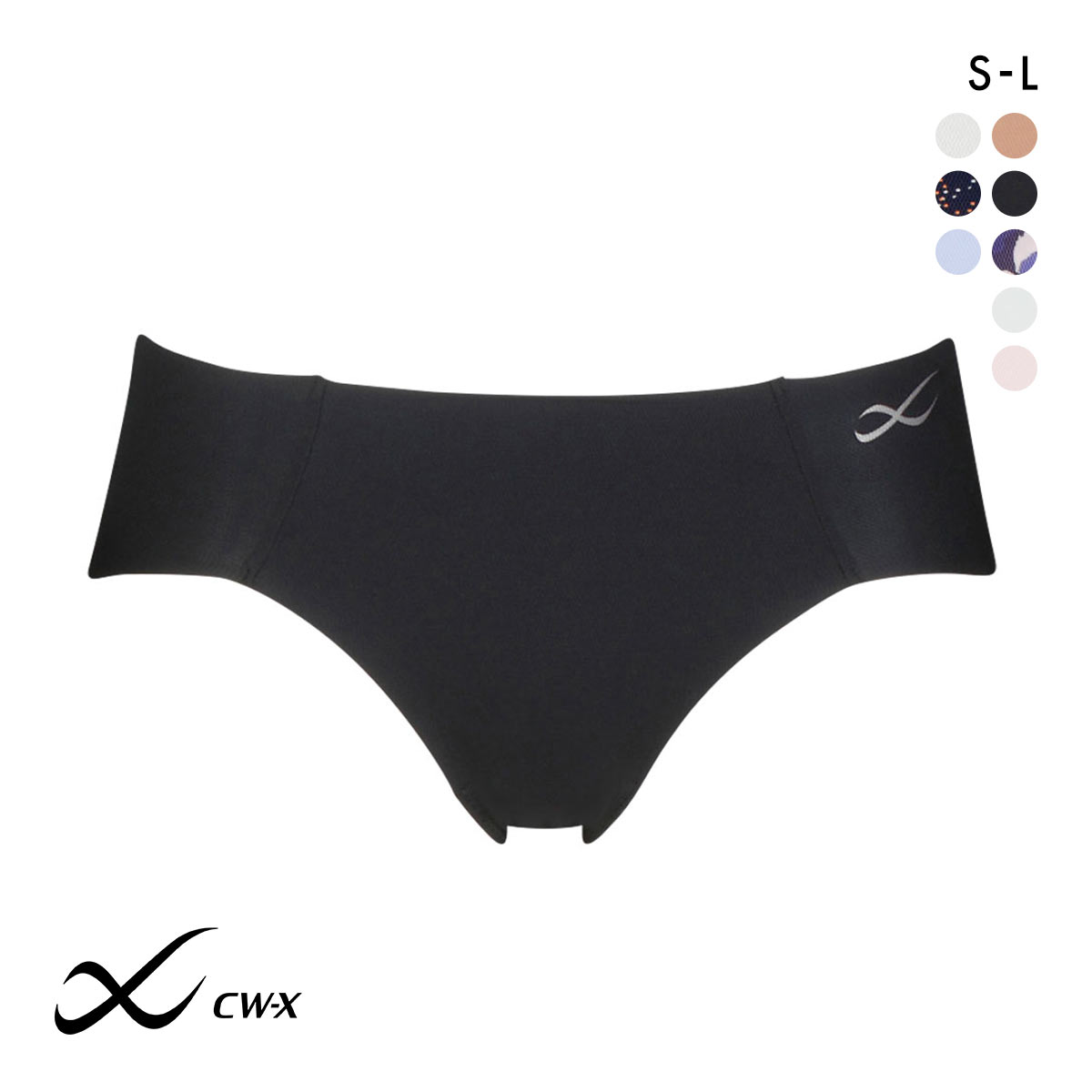 ワコール Wacoal シーダブリューエックス CW-X Womens スポーツ 3Dフィットショーツ ノーマル ビキニ ハイカット ML 速乾 単品(BK-ブラック-S)