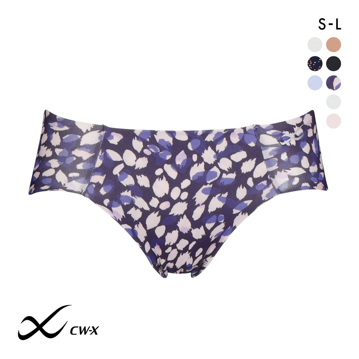 ワコール Wacoal シーダブリューエックス CW-X Womens スポーツ 3Dフィットショーツ ノーマル ビキニ ハイカット ML 速乾 単品(NV-ネイビー-S)