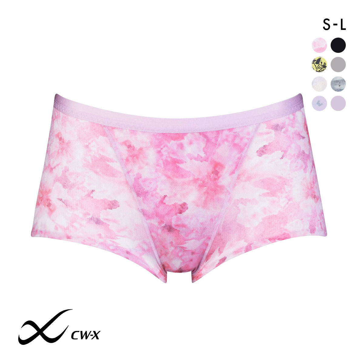 ワコール Wacoal シーダブリューエックス CW-X Womens ショーツ スタンダード スポーツ SML 吸汗速乾 HSY306 単品 ストレッチ(PI-ピンク-S)
