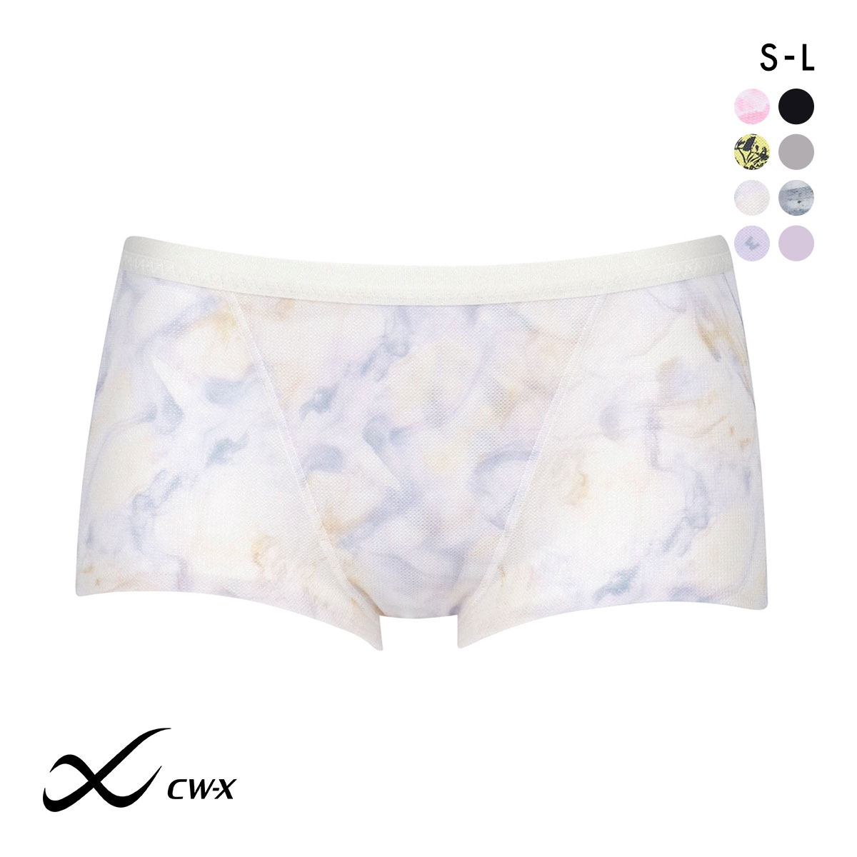 ワコール Wacoal シーダブリューエックス CW-X Womens ショーツ スタンダード スポーツ SML 吸汗速乾 HSY306 単品 ストレッチ(CR-クリーム-S)