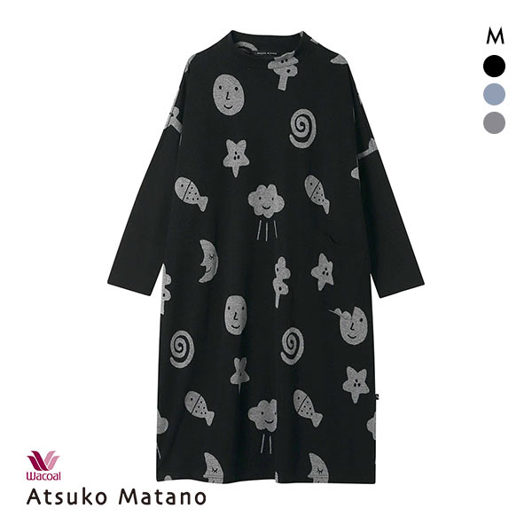 20%OFF ワコール Wacoal マタノアツコ ATSUKO MATANO お天気や パジャマ ワンピース 長袖 M 綿混 ナイティ ネグリジェ 20%OFF ワコール Wacoal マタノアツコ ATSUKO MATANO お天気や パジャマ ワンピース 長袖 M 綿混 ナイティ ネグリジェ