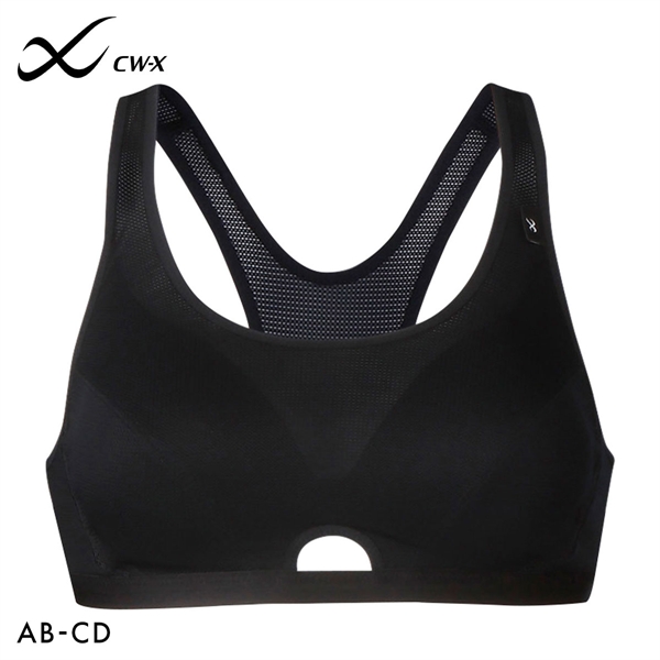 ワコール Wacoal シーダブリューエックス CW-X FITNESS スポーツブラ ブラジャー ハーフトップ ノンワイヤー ABCD HTY007 単品