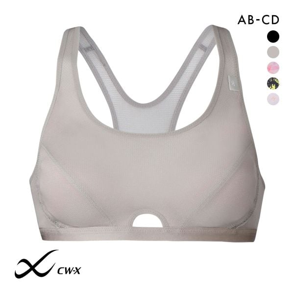ワコール Wacoal シーダブリューエックス CW-X FITNESS スポーツブラ ブラジャー ハーフトップ ノンワイヤー ABCD HTY007 単品