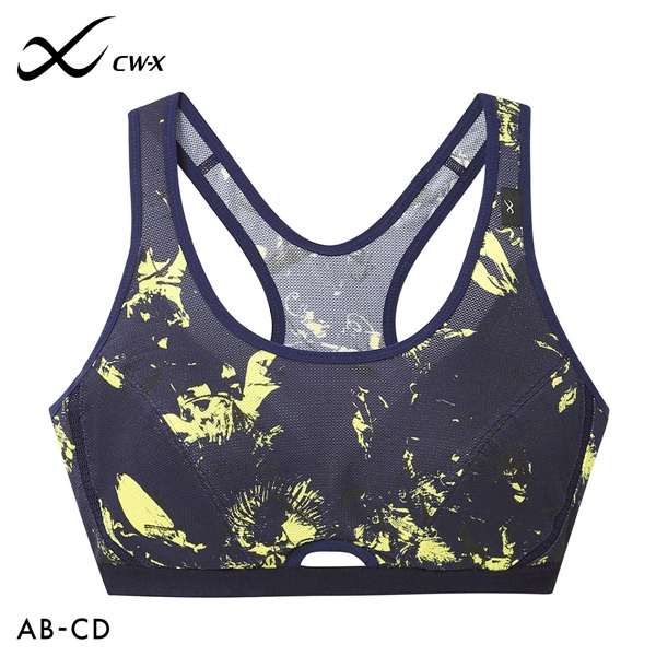 ワコール Wacoal シーダブリューエックス CW-X FITNESS スポーツブラ ブラジャー ハーフトップ ノンワイヤー ABCD HTY007 単品