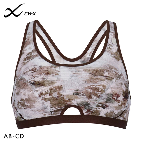 ワコール Wacoal シーダブリューエックス CW-X FITNESS スポーツブラ ブラジャー ハーフトップ ノンワイヤー ABCD HTY007 単品