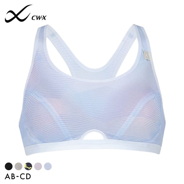ワコール Wacoal シーダブリューエックス CW-X FITNESS スポーツブラ ブラジャー ハーフトップ ノンワイヤー ABCD HTY007 単品