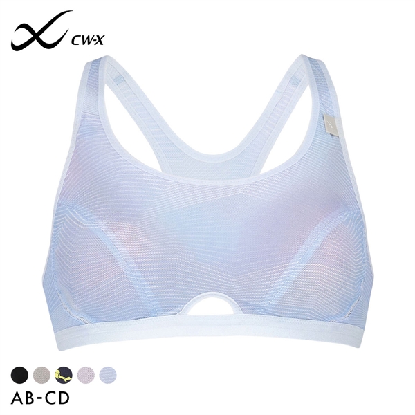 ワコール Wacoal シーダブリューエックス CW-X FITNESS スポーツブラ ブラジャー ハーフトップ ノンワイヤー ABCD HTY007 単品