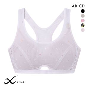 ワコール Wacoal シーダブリューエックス CW-X FITNESS スポーツブラ ブラジャー ハーフトップ ノンワイヤー ABCD HTY007 単品