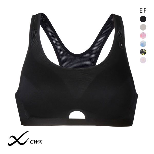 ワコール Wacoal シーダブリューエックス CW-X FITNESS スポーツブラ ブラジャー ハーフトップ ノンワイヤー EF HTY007 単品