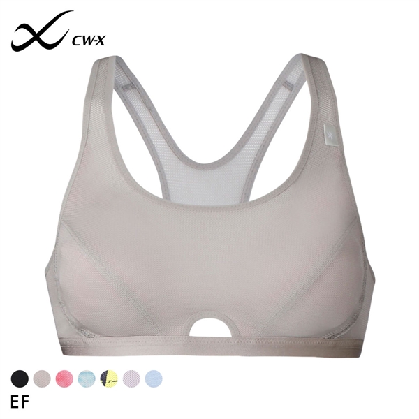 ワコール Wacoal シーダブリューエックス CW-X FITNESS スポーツブラ ブラジャー ハーフトップ ノンワイヤー EF HTY007 単品