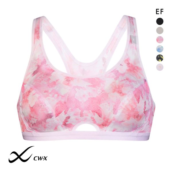 ワコール Wacoal シーダブリューエックス CW-X FITNESS スポーツブラ ブラジャー ハーフトップ ノンワイヤー EF HTY007 単品