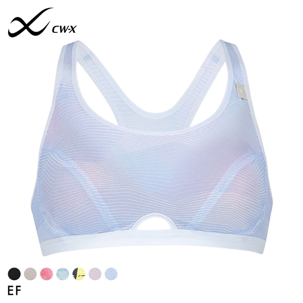 ワコール Wacoal シーダブリューエックス CW-X FITNESS スポーツブラ ブラジャー ハーフトップ ノンワイヤー EF HTY007 単品