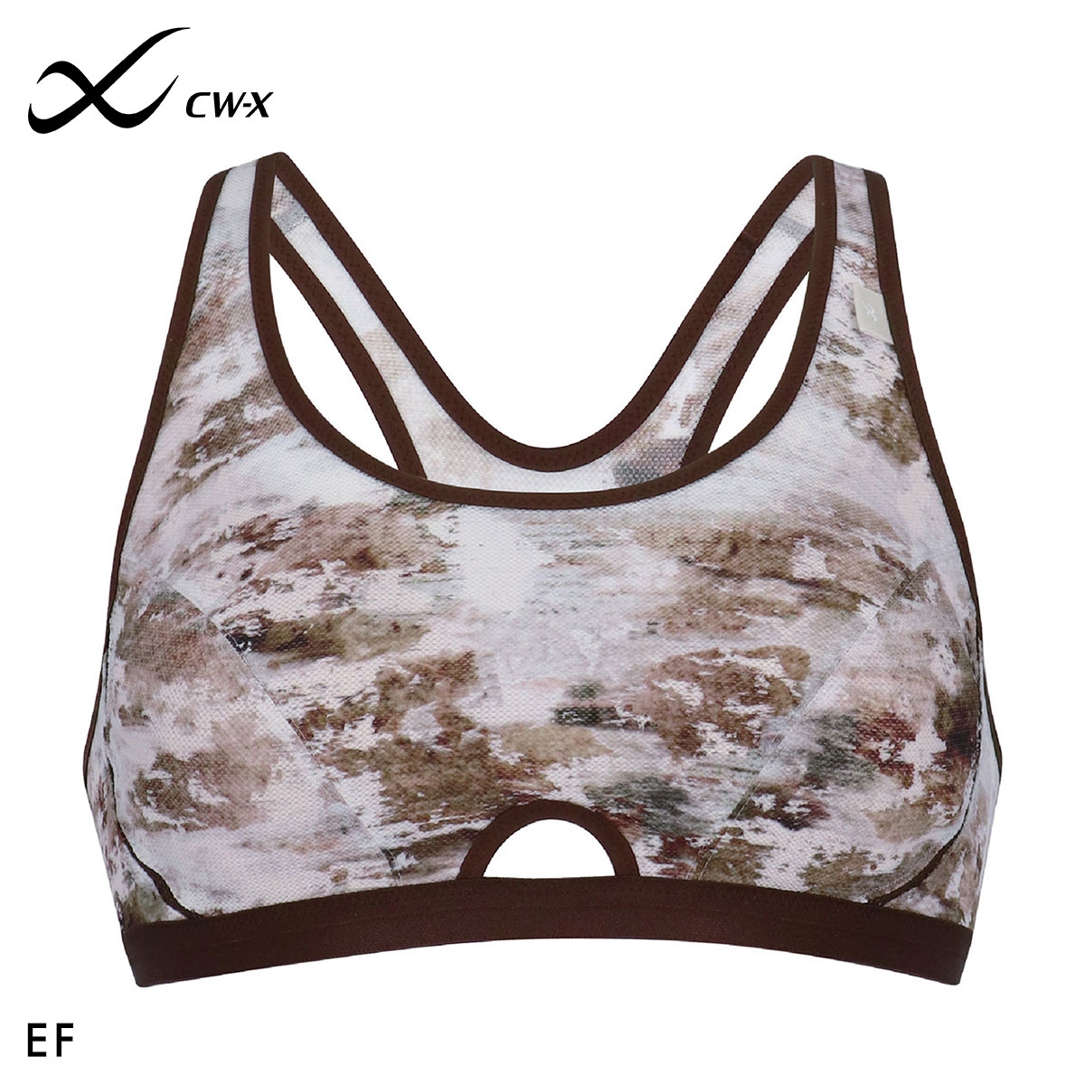 ワコール Wacoal シーダブリューエックス CW-X FITNESS スポーツブラ ブラジャー ハーフトップ ノンワイヤー EF HTY007 単品(WI-ワイン-S-EF)