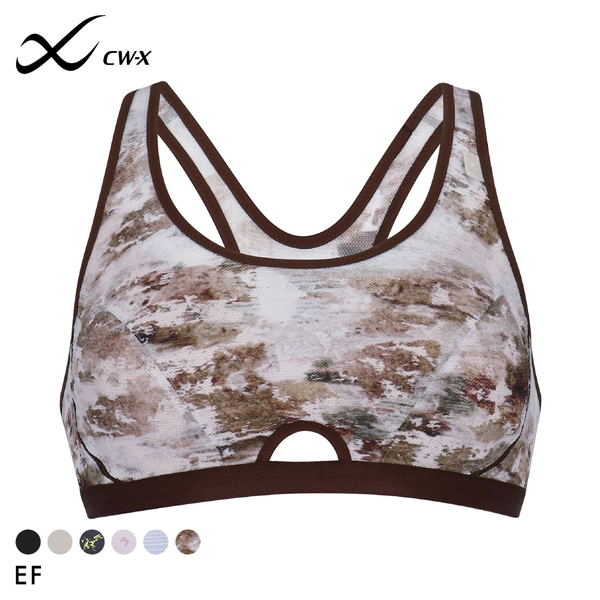 ワコール Wacoal シーダブリューエックス CW-X FITNESS スポーツブラ ブラジャー ハーフトップ ノンワイヤー EF HTY007 単品