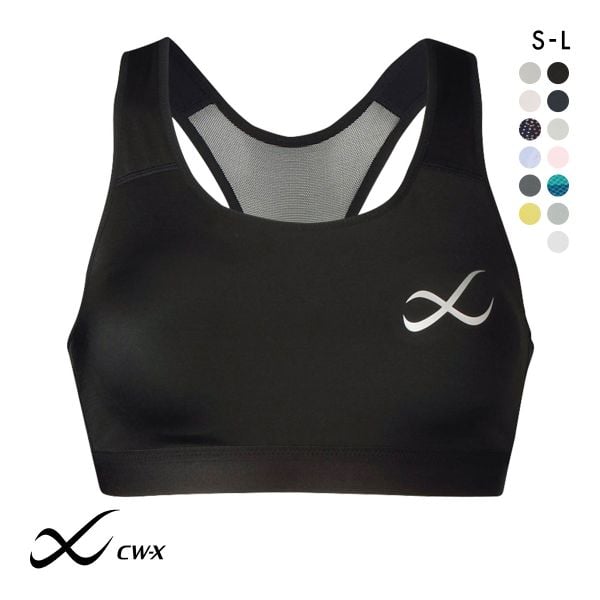 シーダブルエックス CW-X Support Type MEDIUM スポーツブラ ブラジャー ハーフトップ ノンワイヤー SML HTY020 単品
