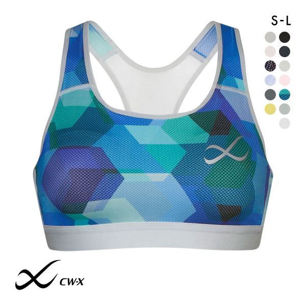 シーダブルエックス CW-X Support Type MEDIUM スポーツブラ ブラジャー ハーフトップ ノンワイヤー SML HTY020 単品