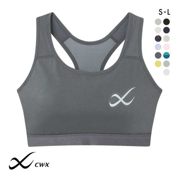 シーダブルエックス CW-X Support Type MEDIUM スポーツブラ ブラジャー ハーフトップ ノンワイヤー SML HTY020 単品