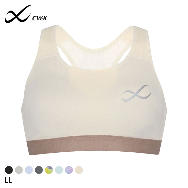 ワコール Wacoal シーダブリューエックス CW-X Support Type MEDIUM スポーツブラ ブラジャー ハーフトップ ノンワイヤー LL HTY020 単品