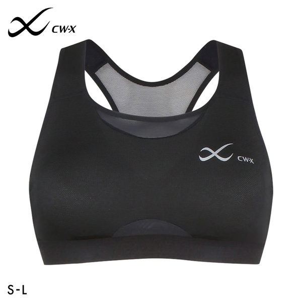 ワコール Wacoal シーダブリューエックス CW-X Support Type MEDIUM ゆれケアBra MESH スポーツブラ ノンワイヤー SML HTY030 単品