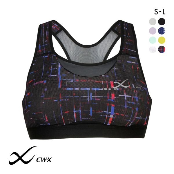 ワコール Wacoal シーダブリューエックス CW-X Support Type MEDIUM ゆれケアBra MESH スポーツブラ ノンワイヤー SML HTY030 単品