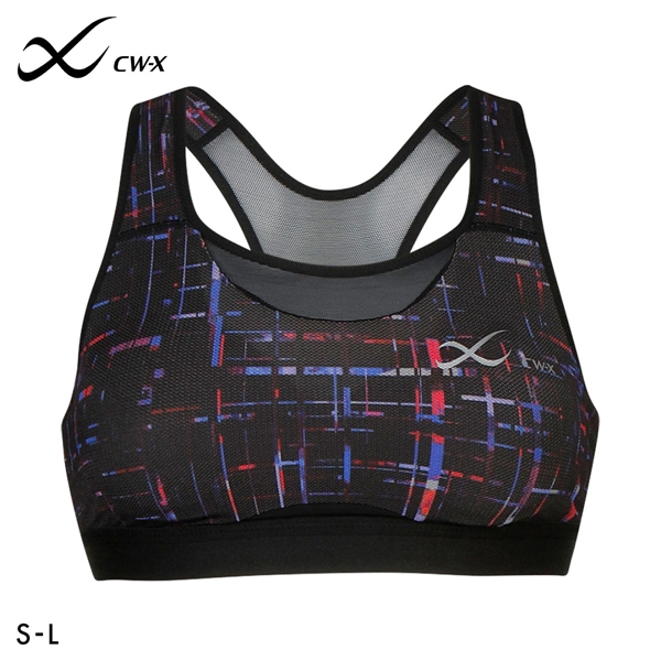 ワコール Wacoal シーダブリューエックス CW-X Support Type MEDIUM ゆれケアBra MESH スポーツブラ ノンワイヤー SML HTY030 単品