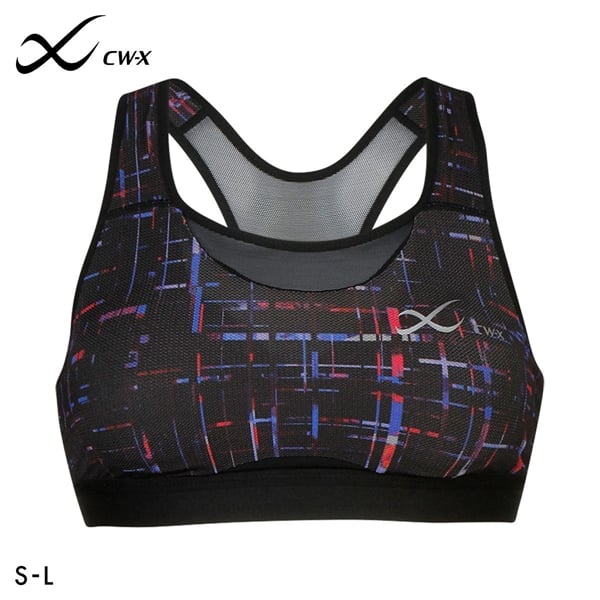 ワコール Wacoal シーダブリューエックス CW-X Support Type MEDIUM ゆれケアBra MESH スポーツブラ ノンワイヤー SML HTY030 単品