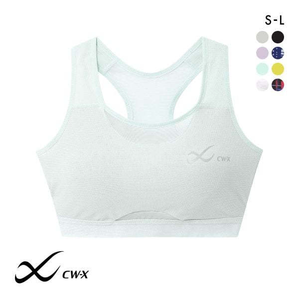ワコール Wacoal シーダブリューエックス CW-X Support Type MEDIUM ゆれケアBra MESH スポーツブラ ノンワイヤー SML HTY030 単品