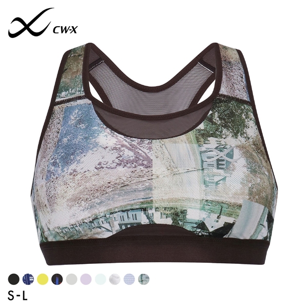 ワコール Wacoal シーダブリューエックス CW-X Support Type MEDIUM ゆれケアBra MESH スポーツブラ ノンワイヤー SML HTY030 単品